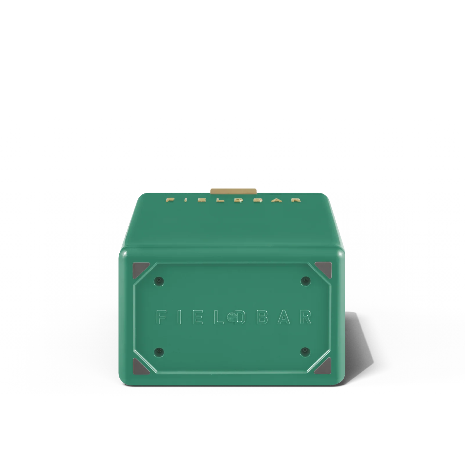 Green rectangular container with 'FIELDBAR' branding on a white background