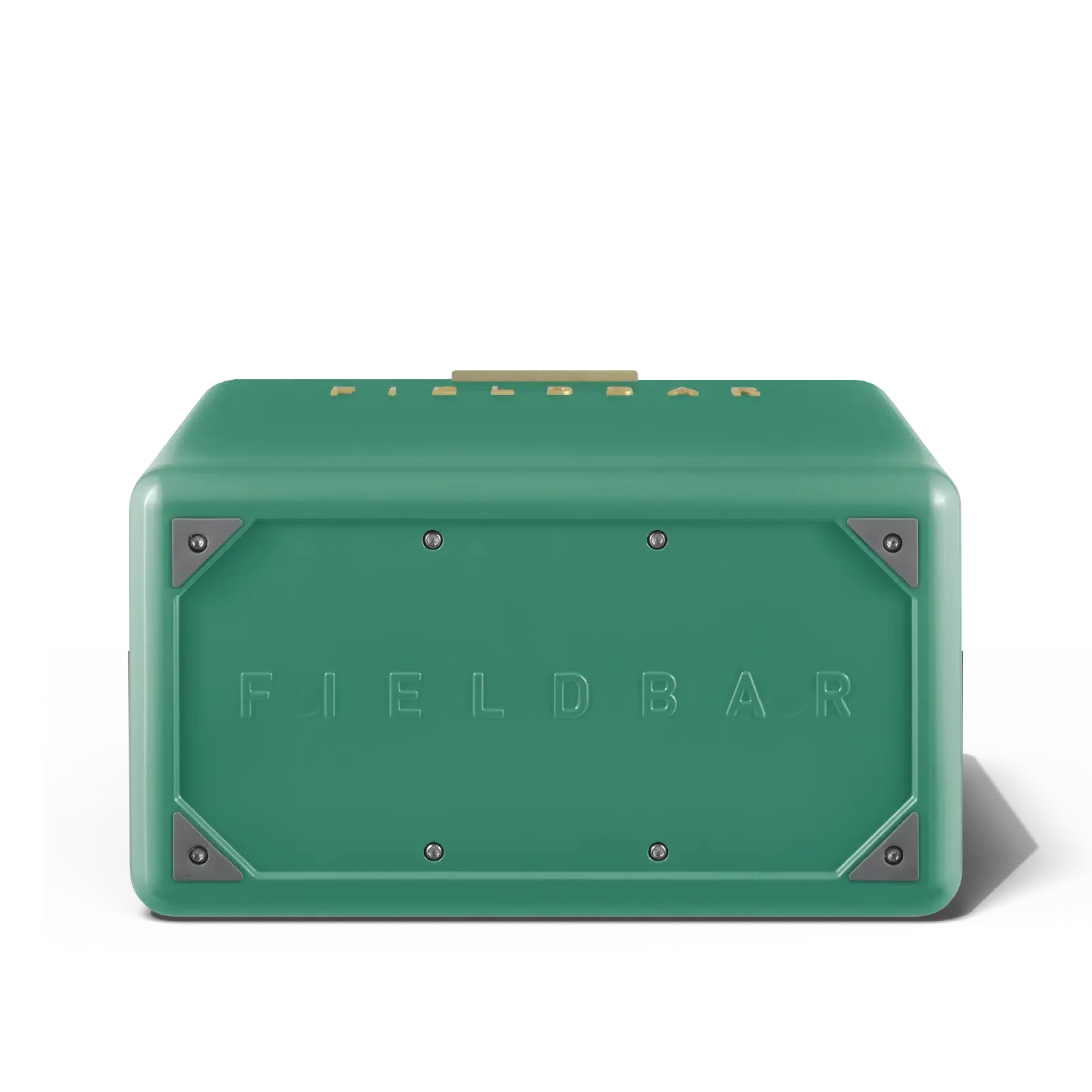 Green container with 'Fieldbar' branding on a white background