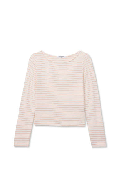 Striped sweater on a white background
