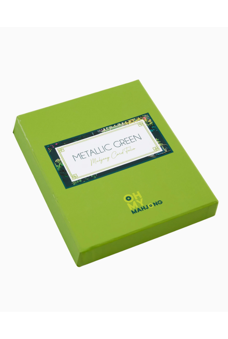 Green box with a label on a white background