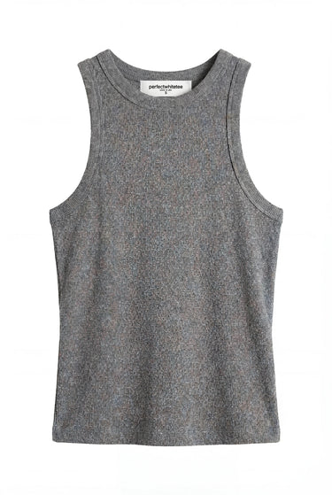 Gray tank top on a white background