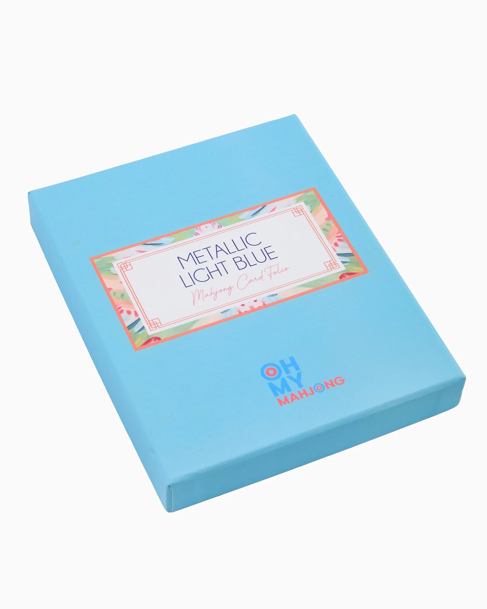 Light blue box with a label and Mary King logo on a white background