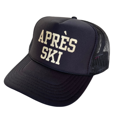 Apres Ski Trucker Hat Black/Gold