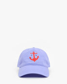 Light purple cap with a red anchor logo on a white background