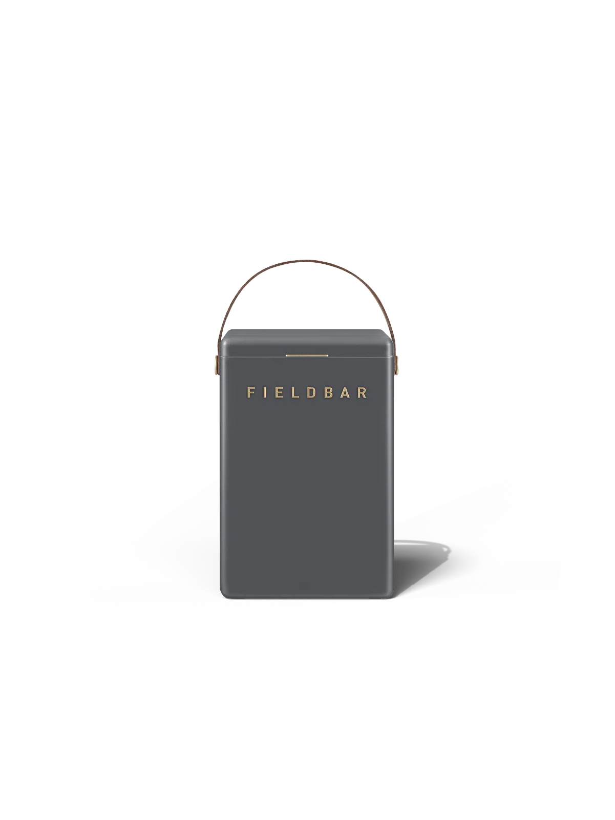 Gray notebook with 'FIELDBAR' branding on a white background