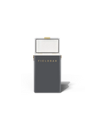 Gray container with 'FIELDBAR' branding on a white background