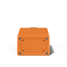 Orange storage box with 'Fieldbar' branding on a white background