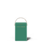Green carrying case with 'FIELDBAR' branding on a white background