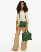 The Double Sac Bretelle in Evergreen