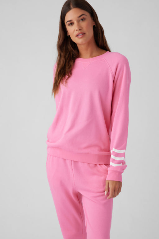 Waves Pullover Punk Pink