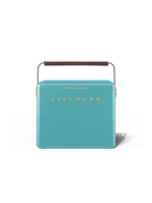 Teal cooler with 'FIELDBAR' branding on a white background