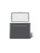 Gray Fieldbar product with a white top on a white background