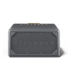 Dark gray rectangular device with 'FIELDBAR' branding on a white background