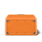 Orange rectangular device with 'FIELDBAR' branding on a white background