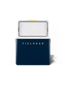 Navy Fieldbar product with white top on a white background
