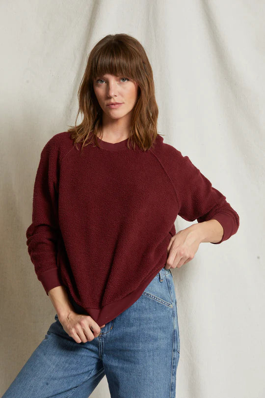 Ziggy Sweatshirt in Cranberry