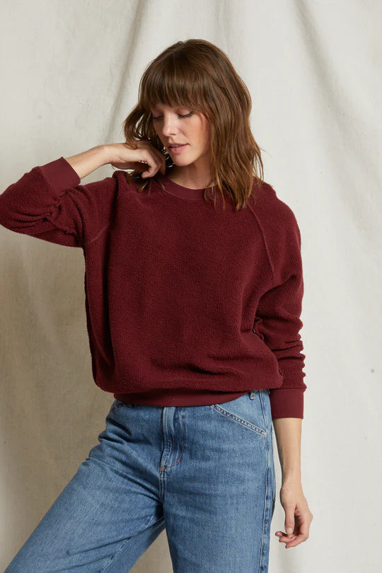 Ziggy Sweatshirt in Cranberry