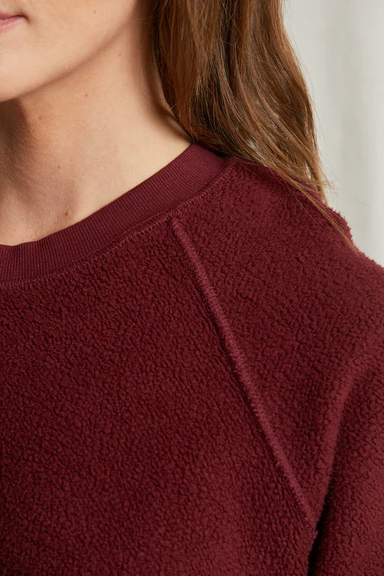 Ziggy Sweatshirt in Cranberry