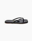 Black sandal on a white background