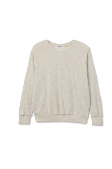 Beige sweater on a white background