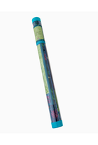Colorful fishing rod tube on a white background