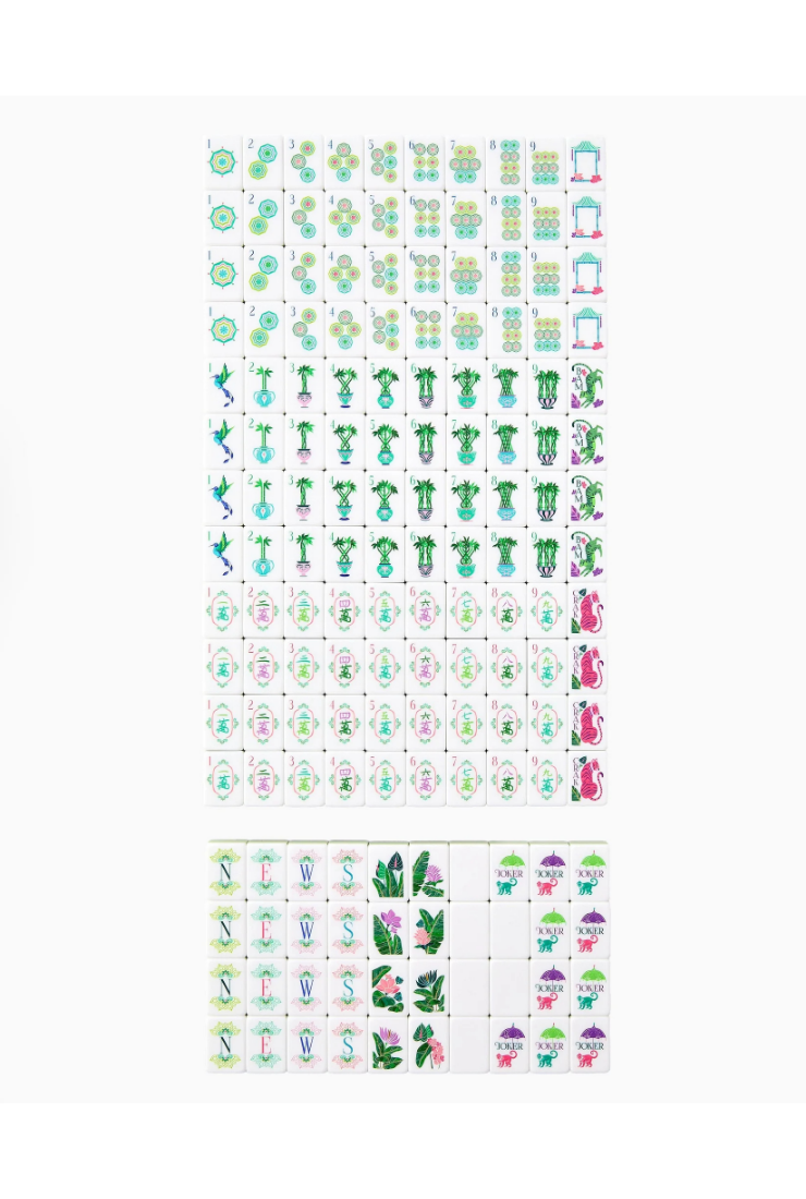 Patterned paper with various illustrations on a white background