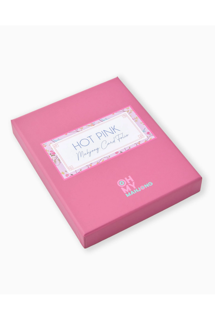 Pink box with a label on a white background