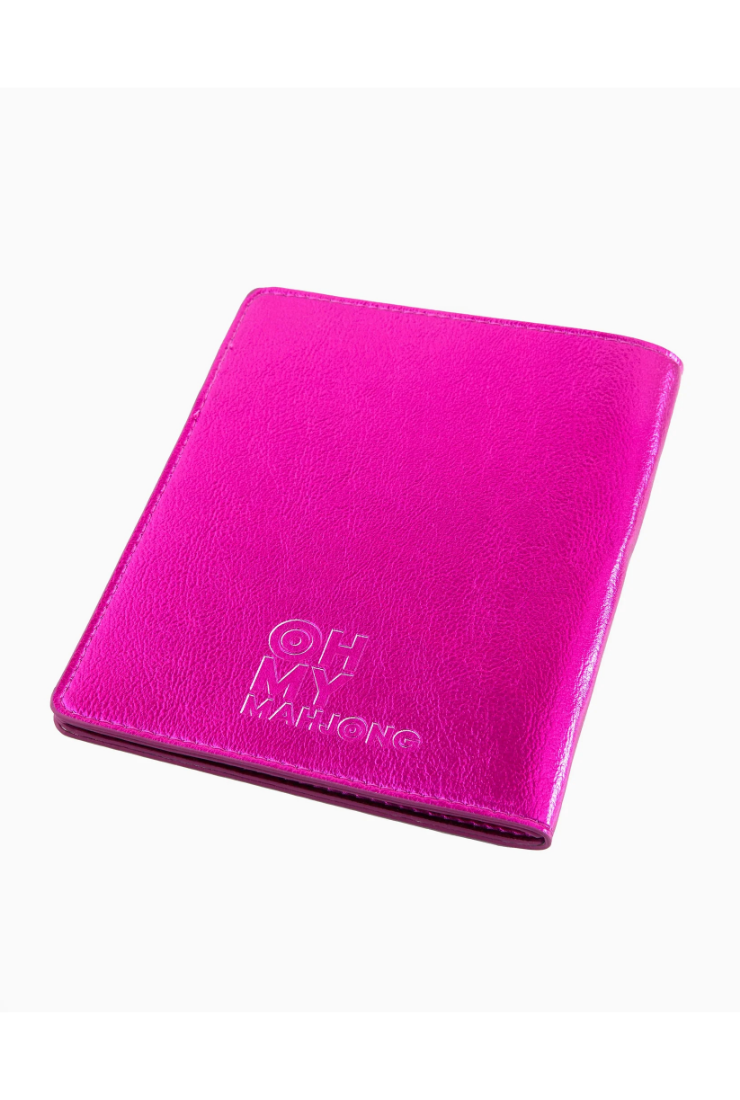 Pink notebook with 'Oh My Marjorie' branding on a white background