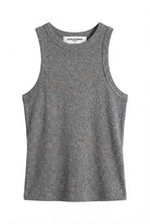 Gray tank top on a white background