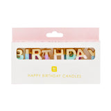 Happy Birthday Pastel Candles