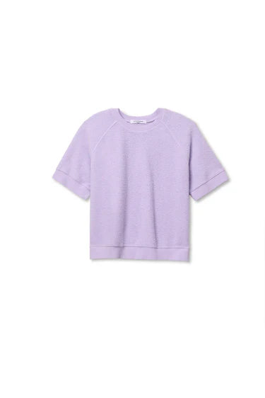 Light purple sweatshirt on a white background