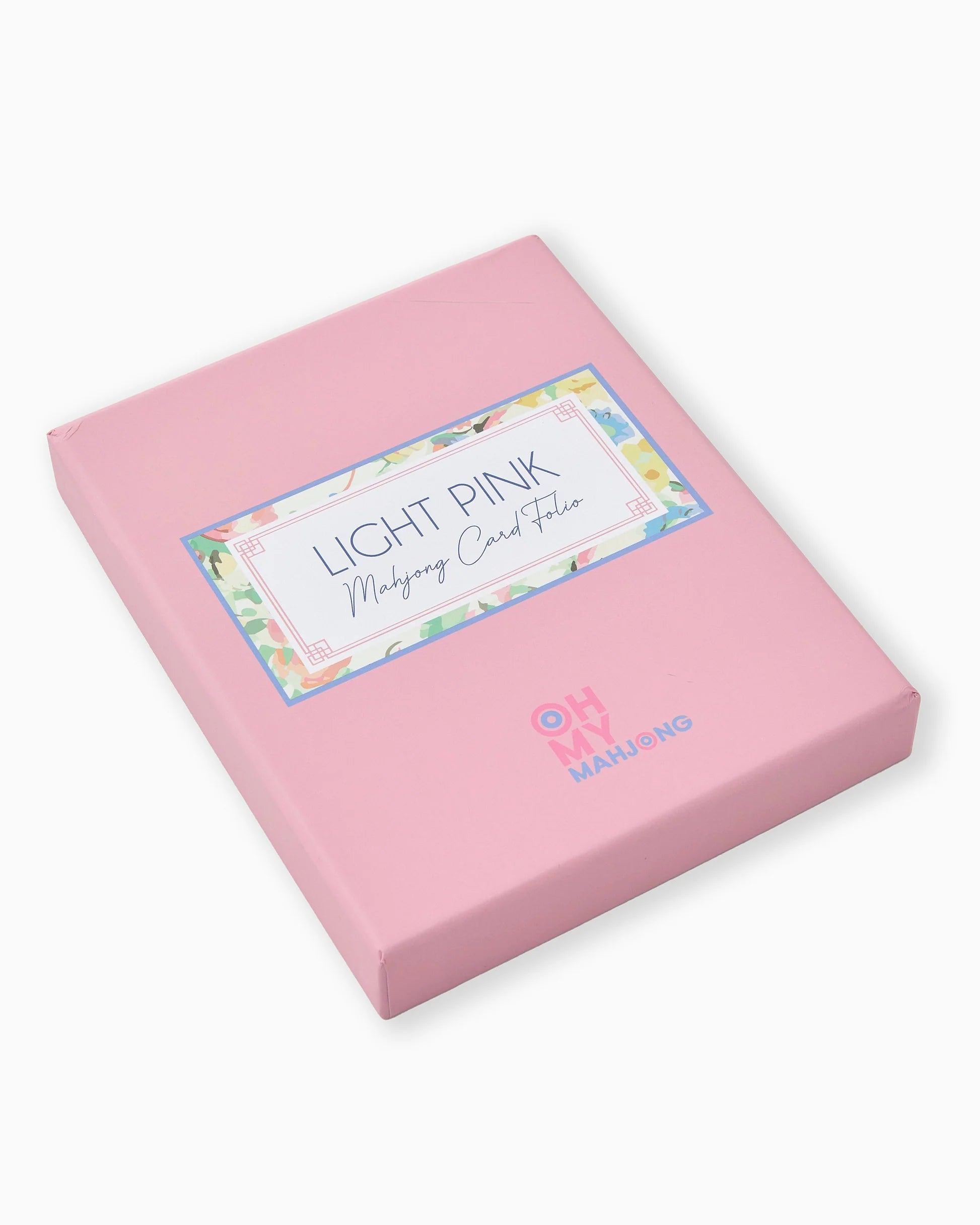 Light pink box with a label on a white background