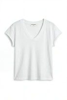 White t-shirt on a white background