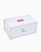 A white rectangular product box with decorative gold border lines and printed text reading 'Oh My Man!ing' on the front, photographed on a clean white background.