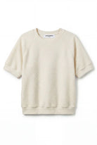 Beige sweatshirt on a white background