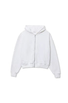 White hoodie on a white background