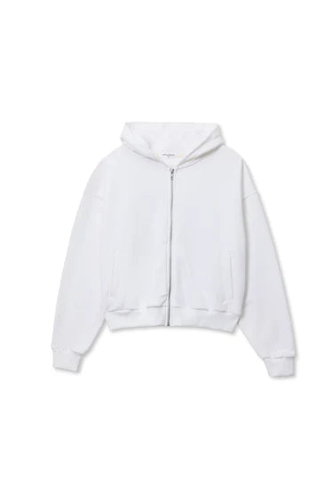 White hoodie on a white background