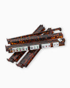 Set of tortoiseshell-patterned mahjong tiles on a white background