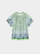 Floral patterned dress on a white background