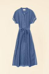 Linnet Dress Blue Rinse