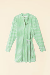 Mills Dress Matcha Stripe