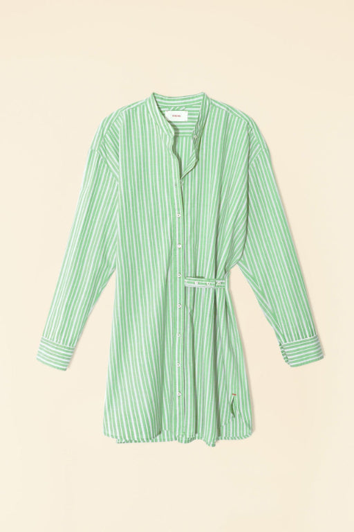 Mills Dress Matcha Stripe