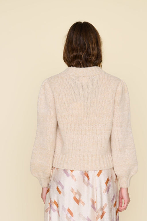 Rosabel Sweater: Dune Marble