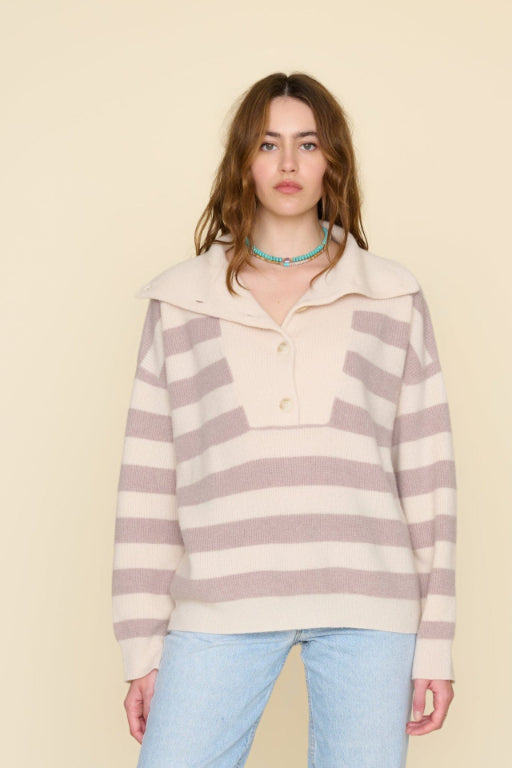 Rafferty Sweater: Vanilla Mauve