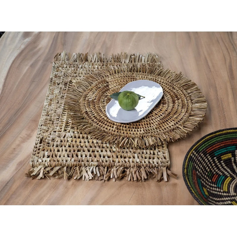 Pandan Fringe Placemat - Rectangle