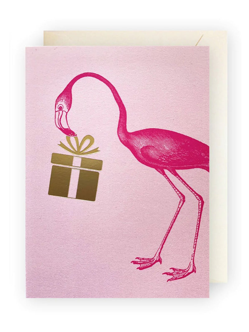 Flamingo Enclosure Card